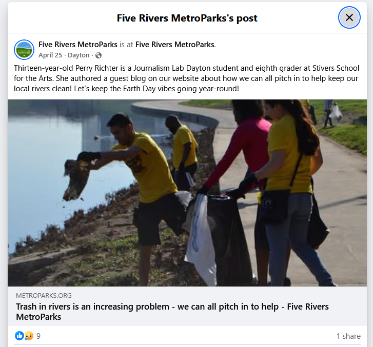 Work published in Five Rivers MetroParks